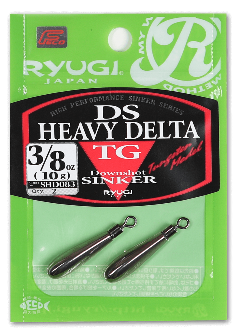 DS Heavy Delta Tungsten Dropshot Sinker - Ryugi