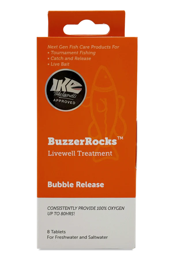 Buzzerrocks Livewell Treatment - Bubble Release