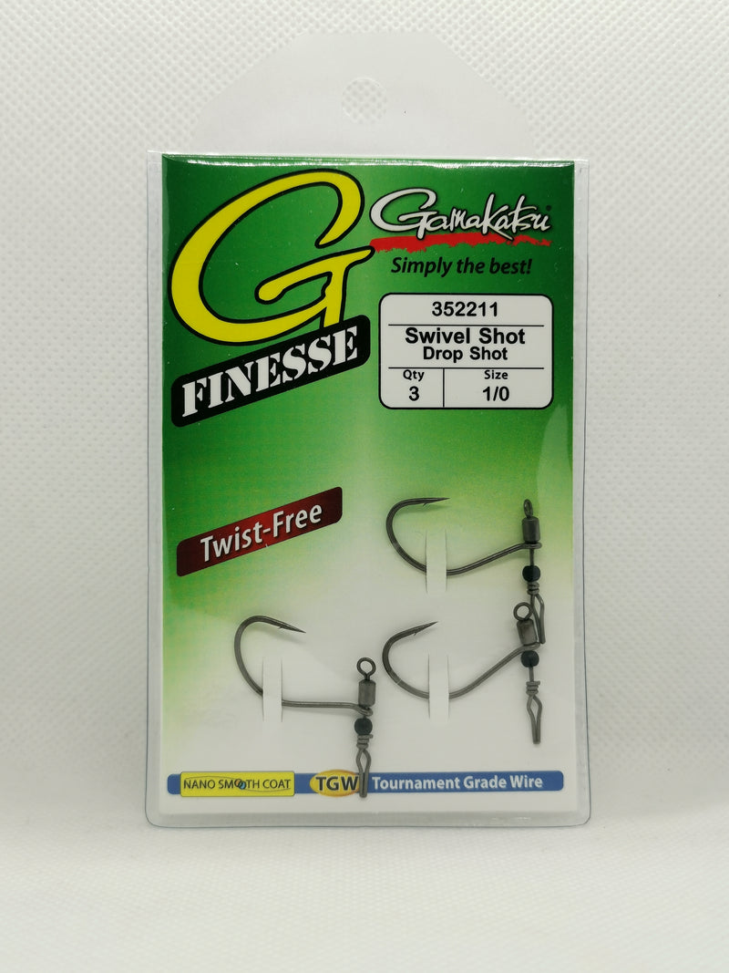 Gamakatsu G-Finesse Swivel Shot Hook 3/0 3pk | 316413